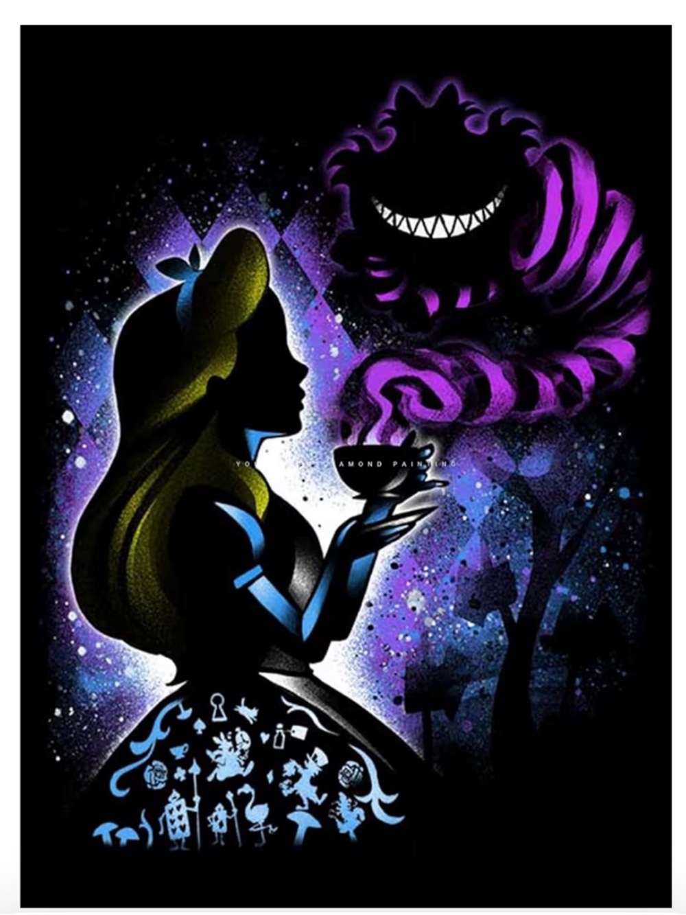 Alice in Wonderland Diamond art